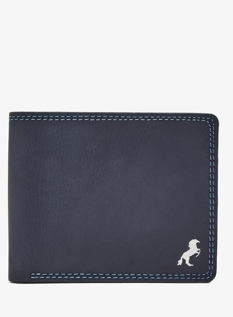 روبرت وود محفظة جلدية مطوية بشعار حصان